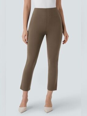 Halara Flex BNWT High Waisted Tapered Cropped Work Pants - Large